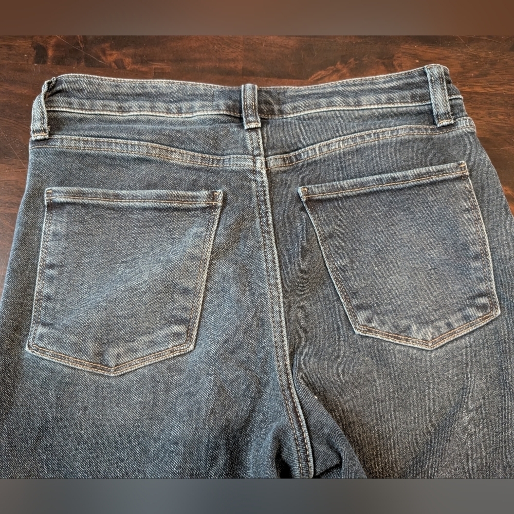 Evereve Ever Straight Ankle Jeans, Dark Wash, Women's 27 - Picture 6 of 6